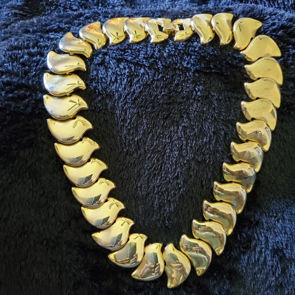 Gold plated necklace